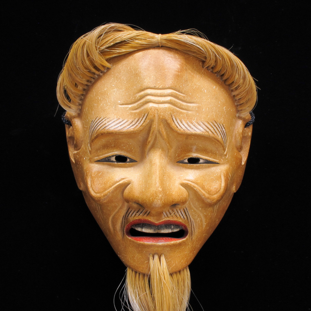 能面 木彫り 小牛尉